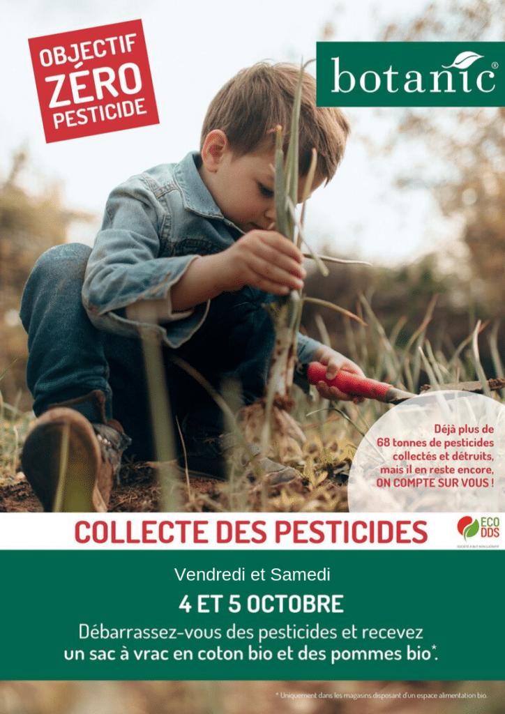 Collecte pesticides manosque botanic
