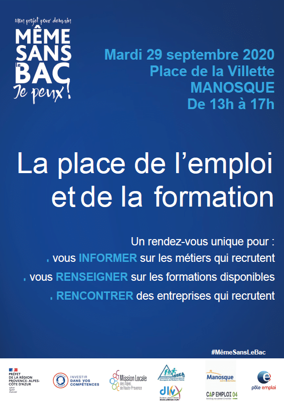 Place de l'Emploi Manosque