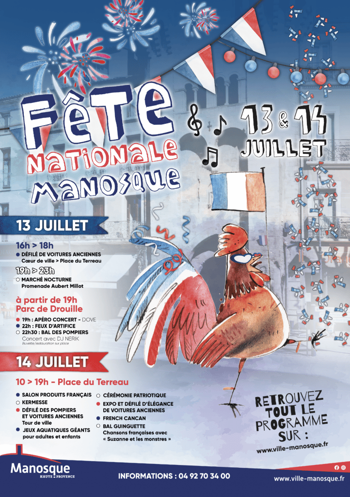 fête nationale Manosque