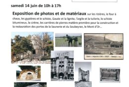 Exposition de photos et de matériaux -Journées du patrimoine de pays_Manosque
