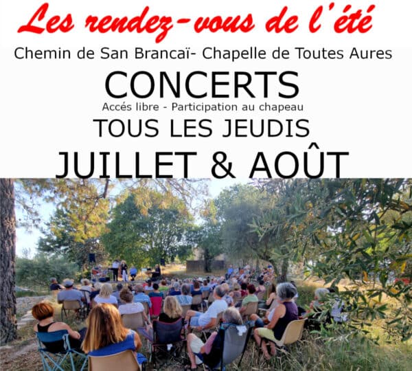 Les concerts de l&rsquo;été