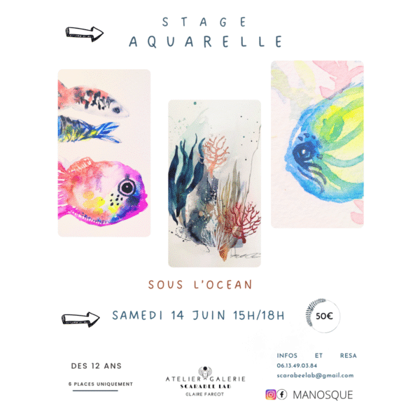 Stage créatif aquarelle