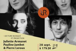 Lecture, musique et projection « Dans la peau d’une interne en psychiatrie » de Myriam Freret-Hodara avec Juliette Armanet (lecture, piano et chant), Pauline Jambet (lecture et chant) et Pierre Leroux (guitare)