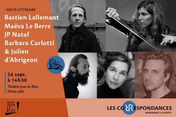 Sieste litétraire avec Julien d'Abrigeon