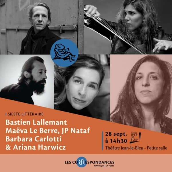 Sieste littéraire et acoustique avec Ariana Harwicz