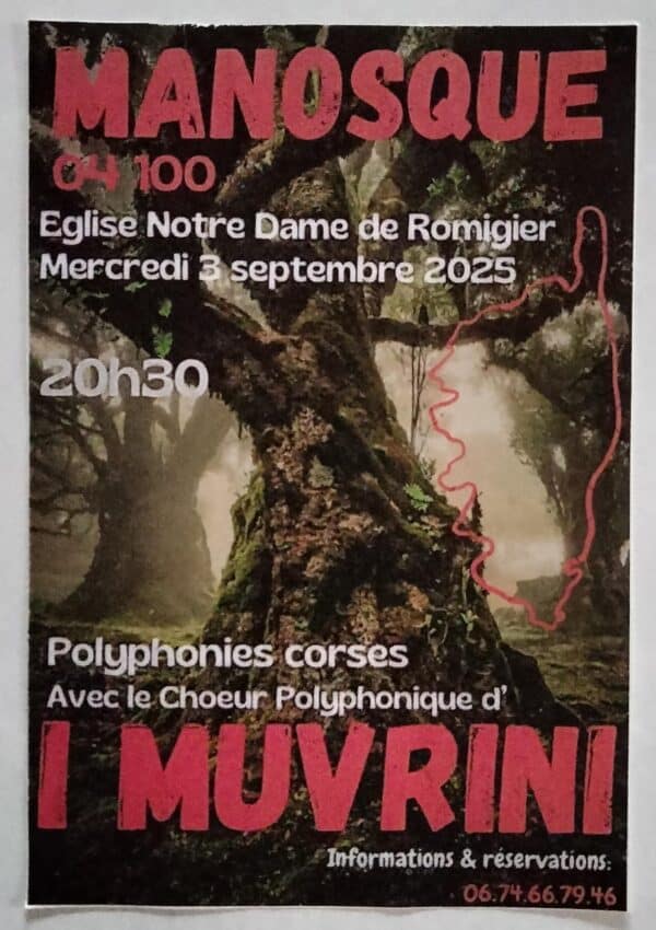 Concert-veillée polyphonies Corses chœur I Muvrini_Manosque