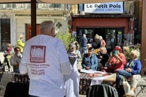Lecture aux Correspondances 2025 place du Terreau